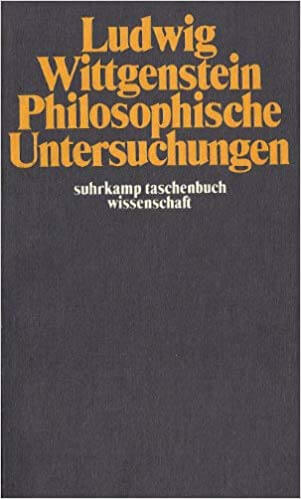 Ludwig Wittgenstein Philosophische Untersuchungen