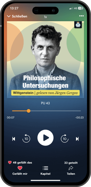 Philosophische Untersuchungen von Wittgenstein als Hörbuch – bei Fliegenglas