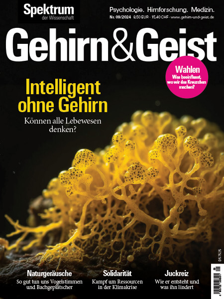 Intelligent ohne Gehirn: Können alle Lebewesen denken? – Gehirn&Geist, 2024 09